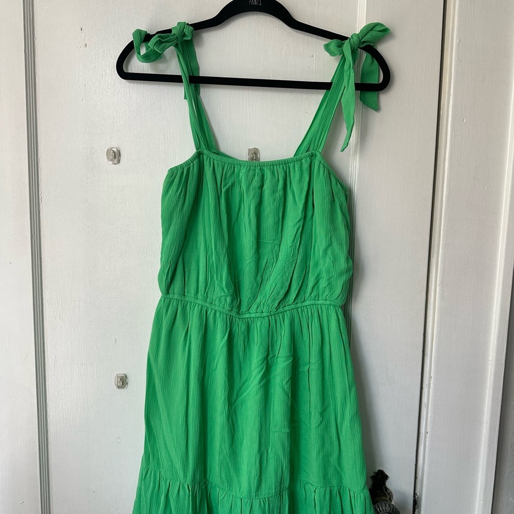 BeBop Green Mini Dress